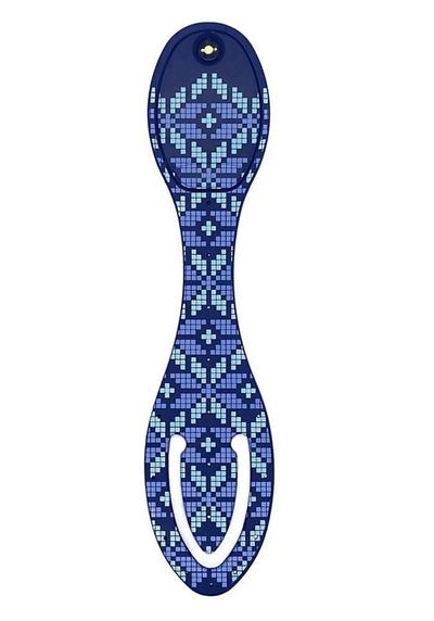 Flexilight Leselicht (Icelandic Blue) - 2 in 1 Leselampe & Lesezeichen - Geschenk für Leser, Buchliebhaber - Deutsche Ausgabe