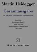 Raum und Zeit - Stimmung und Grundstimmung - Über Marx