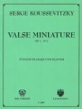 Valse miniature op.1,2für Kontrabaß und Klavier