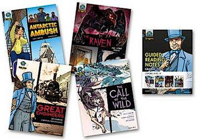 Project X Origins Graphic Texts: Dark Red+ Book Band, Oxford Level 19: Mixed Pack of 4