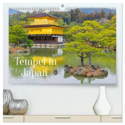 Tempel in Japan (hochwertiger Premium Wandkalender 2026 DIN A2 quer), Kunstdruck in Hochglanz
