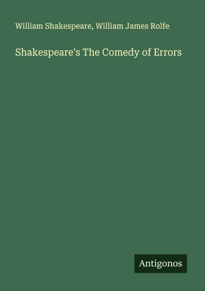 Shakespeare’s The Comedy of Errors