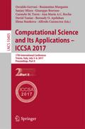 Computational Science and Its Applications - ICCSA 2017