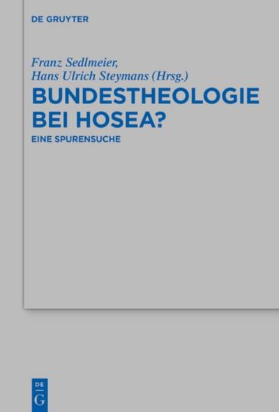 Bundestheologie bei Hosea?