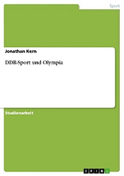 DDR-Sport und Olympia