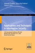 Applications and Techniques in Information Securit