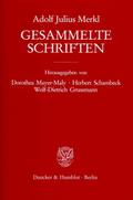 Gesammelte Schriften III/1