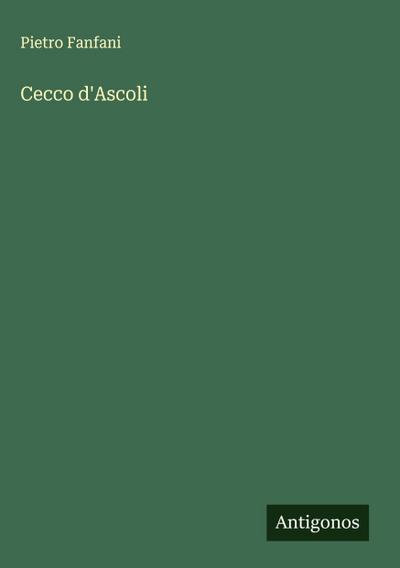 Cecco d’Ascoli
