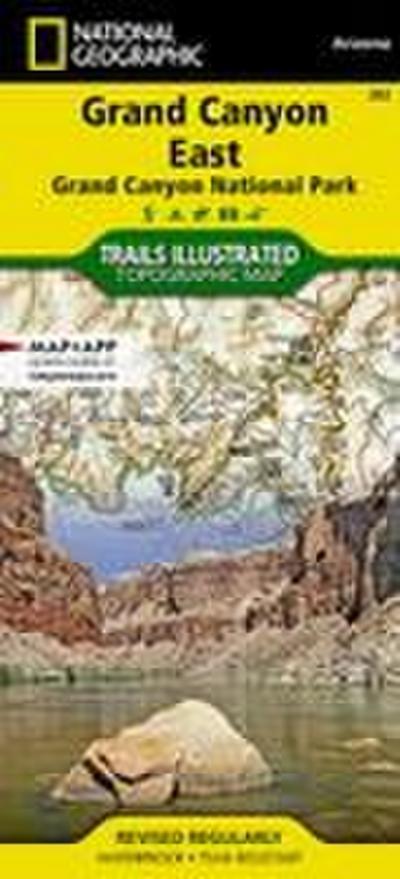 Grand Canyon East Map [Grand Canyon National Park]