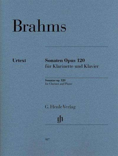 Sonaten op. 120 für Klavier und Klarinette