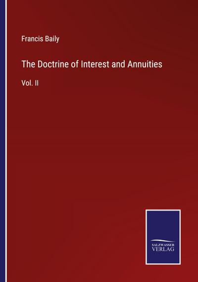 The Doctrine of Interest and Annuities