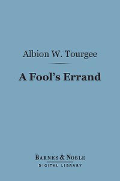 A Fool’s Errand (Barnes & Noble Digital Library)