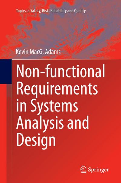 Non-functional Requirements in Systems Analysis and Design