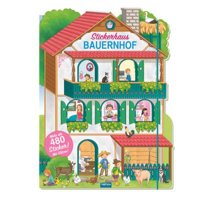 Trötsch Stickerbuch Bauernhof Stickerhaus: Stickerbuch Beschäftigungbuch