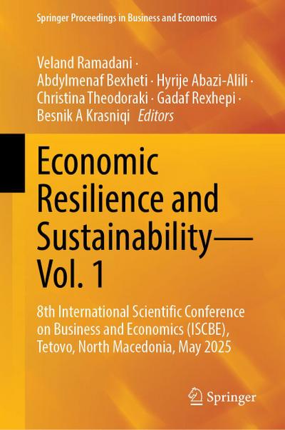 Economic Resilience and Sustainability-Vol. 1