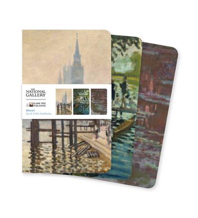National Gallery: Monet Set of 3 Mini Notebooks