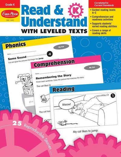 Read and Understand with Leveled Texts, Kindergarten Teacher Resource