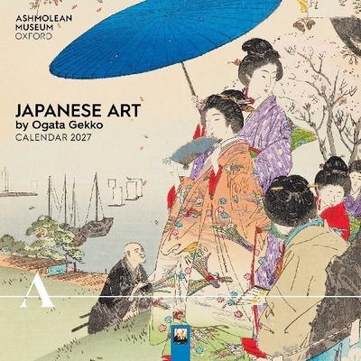Japanese Art by Ogata Gekko - Japanische Kunst 2027 - Original Flame Tree Publishing-Kalender [Kalender]