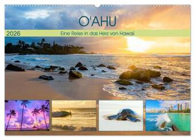 O’ahu - Eine Reise in das Herz von Hawaii (Wandkalender 2026 DIN A2 quer), CALVENDO Monatskalender