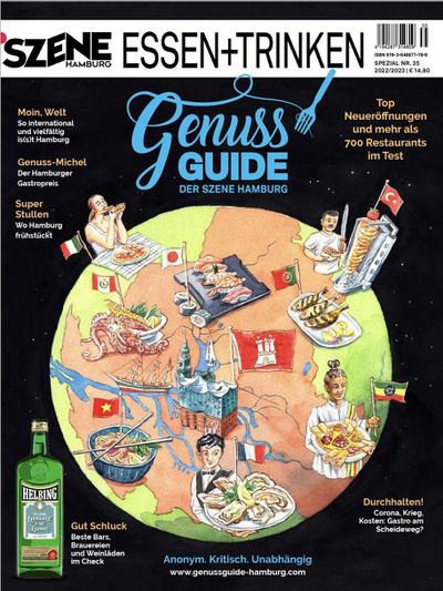 SZENE HAMBURG ESSEN + TRINKEN 35/2022: Der wichtigste Gastro Guide für Hamburg
