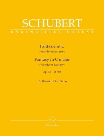 Fantasie in C op. 15 D 760 "Wandererfantasie" für Klavier
