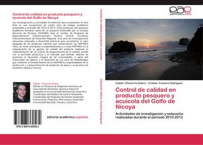 Control de calidad en producto pesquero y acuícola del Golfo de Nicoya