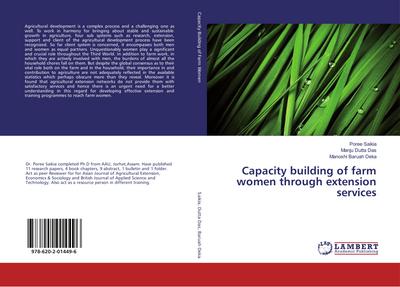Capacity building of farm women through extension services