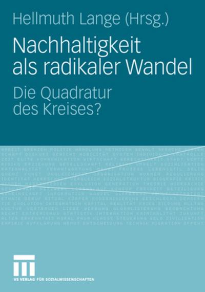 Nachhaltigkeit als radikaler Wandel
