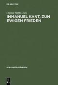 Immanuel Kant, zum ewigen Frieden