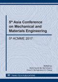 5th Asia Conference on Mechanical and Materials Engineering