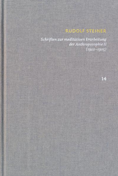 Schriften zur meditativen Erarbeitung der Anthroposophie II (19221925)