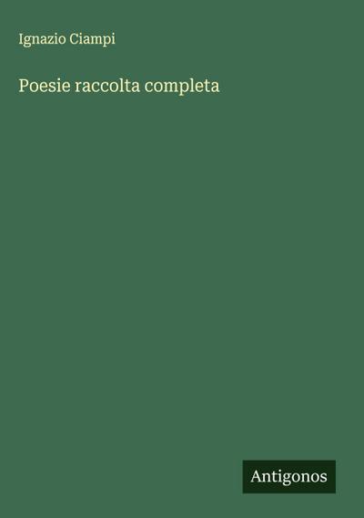 Poesie raccolta completa