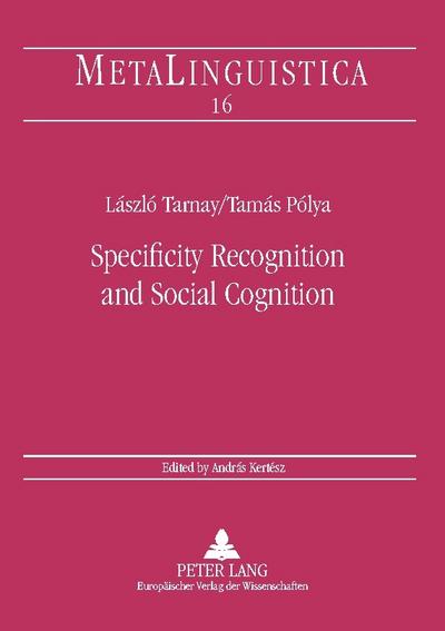 Specificity Recognition and Social Cognition
