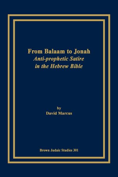 From Balaam to Jonah