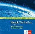 Haack Weltatlas für Sekundarstufe I und II. Lehrer-Software Deutschland, Europa, Kontinente und Erde