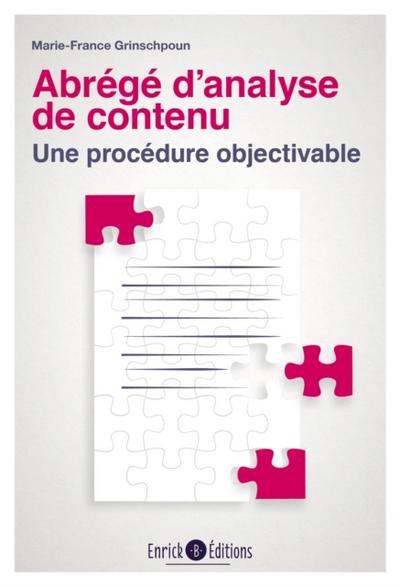 Abrégé d’’analyse de contenu
