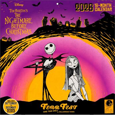 THE NIGHTMARE BEFORE CHRISTMAS - Broschürenkalender im Format 30 x 30