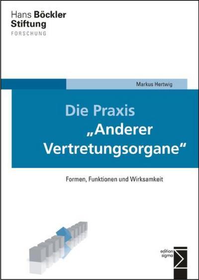 Die Praxis ’Anderer Vertretungsorgane’