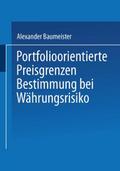 Portfolioorientierte Preisgrenzenbestimmung bei Wä