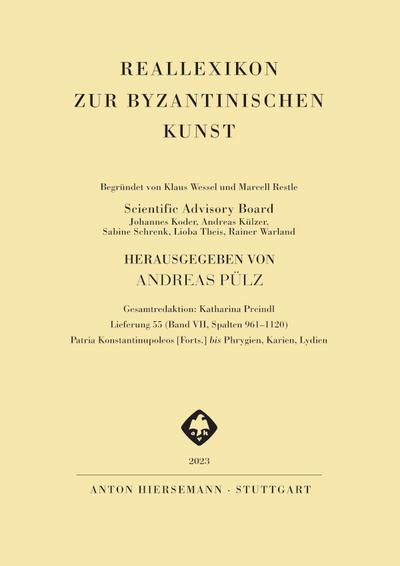 Reallexikon zur byzantinischen Kunst