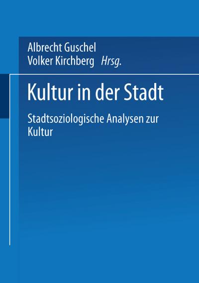 Kultur in der Stadt