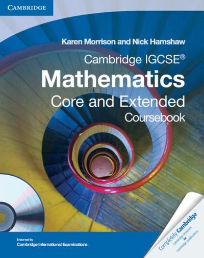 Cambridge IGCSE Mathematics Core and Extended Coursebook