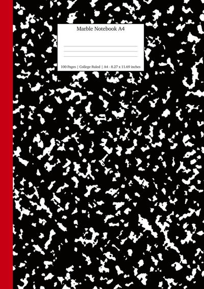 Marble Notebook A4