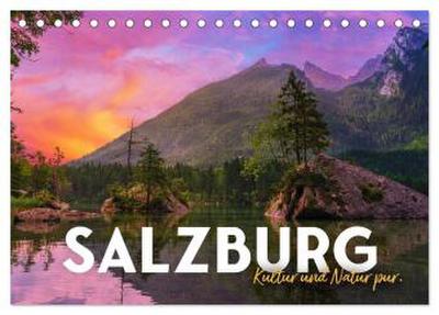 Salzburg - Kultur und Natur pur. (Tischkalender 2026 DIN A5 quer), CALVENDO Monatskalender