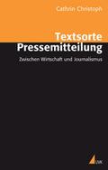 Textsorte Pressemitteilung