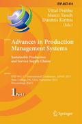 Advances in Production Management Systems.Sustainable Production and Service Supply Chains