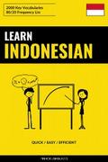 Learn Indonesian - Quick / Easy / Efficient