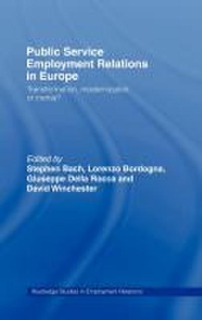 Public Service Employment Relations in Europe