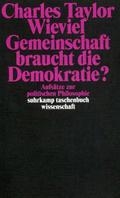 Wieviel Gemeinschaft braucht die Demokratie?