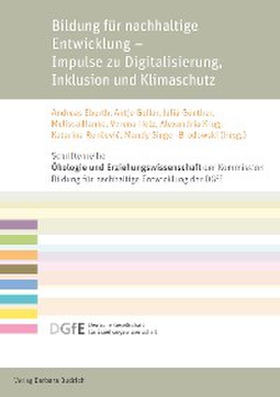 Bildung für nachhaltige Entwicklung – Impulse zu Digitalisierung, Inklusion und Klimaschutz